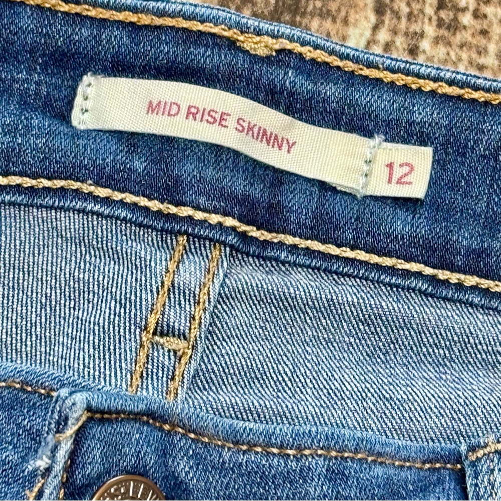Women’s “LEVI Strauss & Co” Mid-rise Skinny Jeans | #T43 - Picture 9 of 13